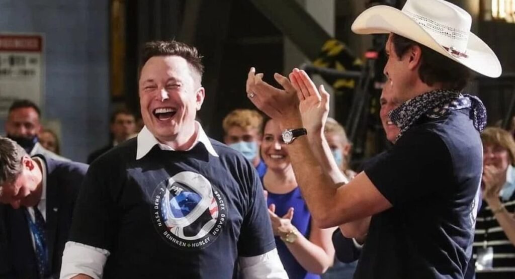 Kimbal Musk and Elon Musk together