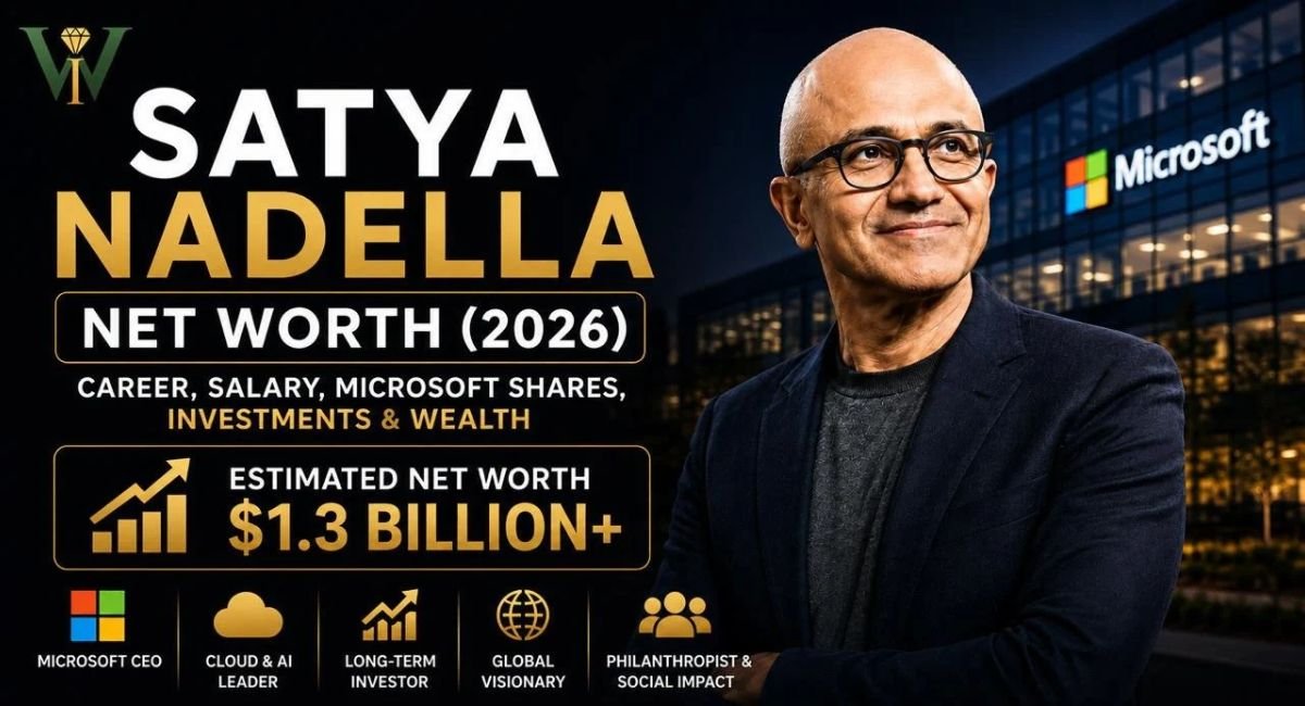 Satya Nadella Net Worth 2026: Salary, Career, Microsoft Shares & Wealth
